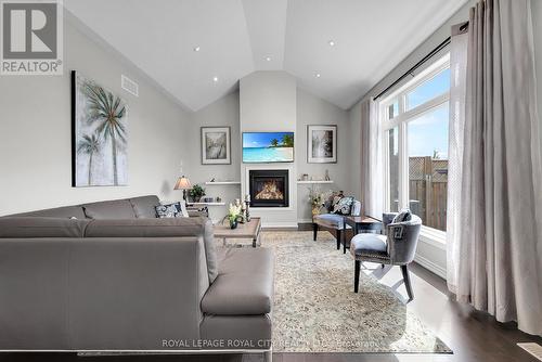 71 Riley Crescent, Centre Wellington, ON - Indoor Photo Showing Living Room With Fireplace