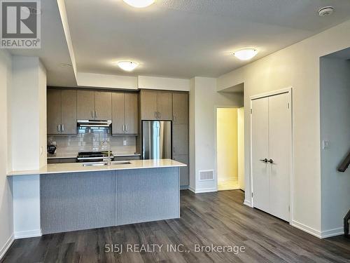 Th 326 - 130 Honeycrisp Crescent N, Vaughan, ON - Indoor Photo Showing Kitchen With Stainless Steel Kitchen