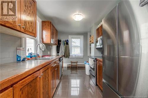 129 Old Post Road, Petitcodiac, NB - Indoor Photo Showing Kitchen With Double Sink