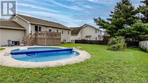 44 Elsie Crescent, Moncton, NB - Outdoor With In Ground Pool With Backyard