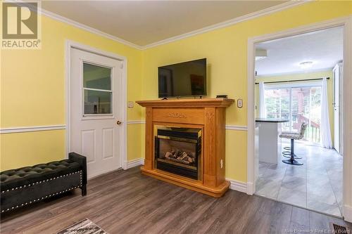 3 Pine, Salisbury, NB - Indoor Photo Showing Living Room With Fireplace