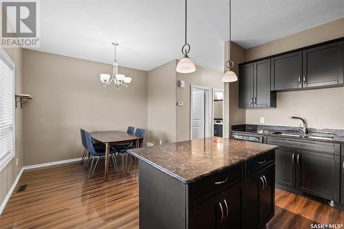 344 Willowgrove Lane, Saskatoon, SK - Indoor Photo Showing Kitchen With Double Sink