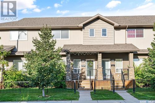 344 Willowgrove Lane, Saskatoon, SK - Outdoor With Deck Patio Veranda With Facade