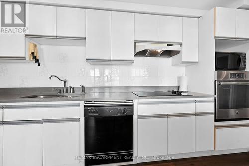 605 - 99 Donn Avenue, Hamilton, ON - Indoor Photo Showing Kitchen With Double Sink