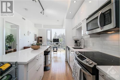 101 Richmond Road Unit#411, Ottawa, ON - Indoor Photo Showing Kitchen With Upgraded Kitchen