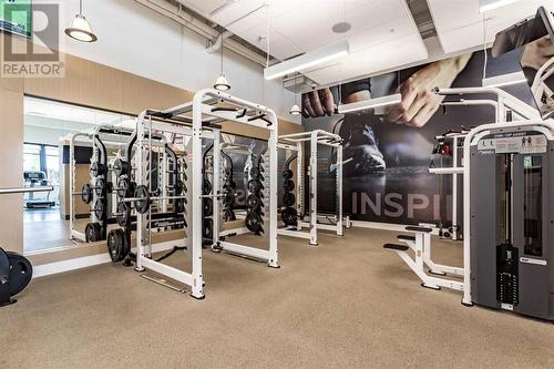 103, 12 Mahogany Path Se, Calgary, AB - Indoor Photo Showing Gym Room