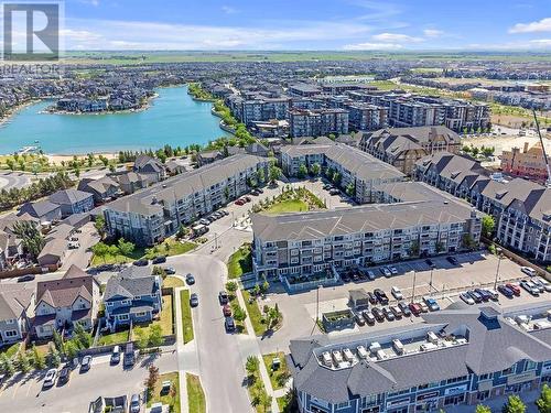 2417, 11 Mahogany Row Se, Calgary, AB - Outdoor With Body Of Water With View