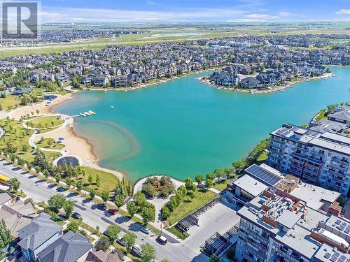 2417, 11 Mahogany Row Se, Calgary, AB - Outdoor With Body Of Water With View