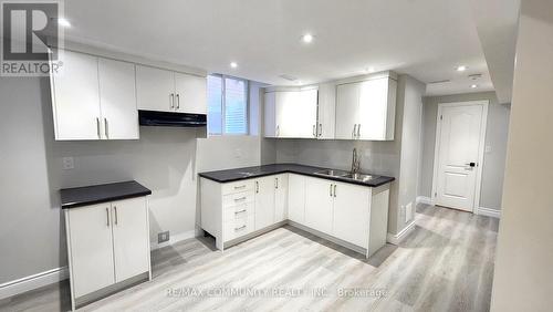 Lower - 435 Stonegate Avenue, Oshawa, ON - Indoor Photo Showing Kitchen With Double Sink