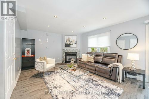 1 Sage Court, Brampton, ON - Indoor Photo Showing Living Room With Fireplace