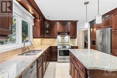 58 Knollsbrook Drive, Ottawa, ON - Indoor Photo Showing Kitchen With Double Sink With Upgraded Kitchen