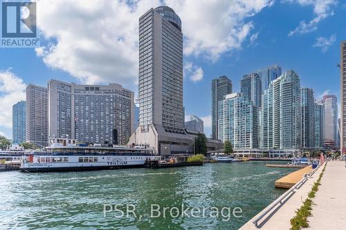 603 - 29 Queens Quay E, Toronto, ON - Outdoor With Body Of Water With Facade