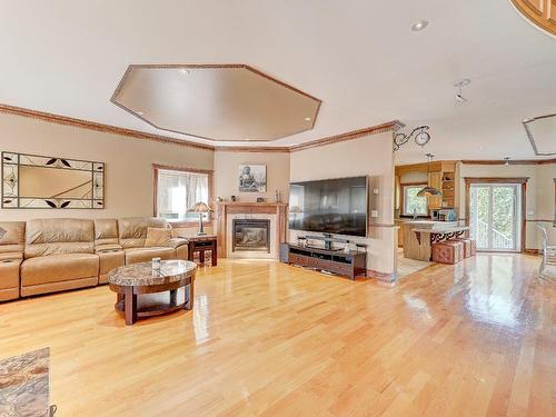 Salon - 50 Rue Des Ormes O., Saint-Philippe, QC - Indoor Photo Showing Living Room With Fireplace