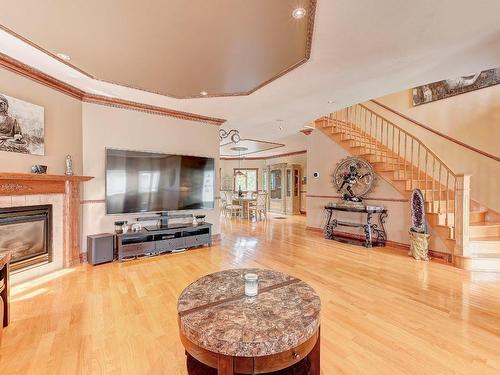 Salon - 50 Rue Des Ormes O., Saint-Philippe, QC - Indoor Photo Showing Living Room With Fireplace