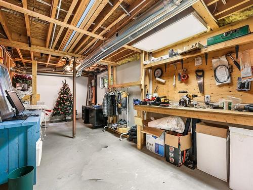 Workshop - 628 Ch. Huntington, Bromont, QC - Indoor Photo Showing Basement