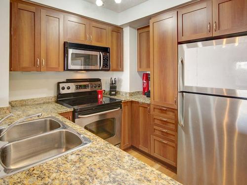 Kitchen - 1503-1280 Rue St-Jacques, Montréal (Ville-Marie), QC - Indoor Photo Showing Kitchen With Double Sink