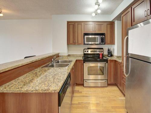 Kitchen - 1503-1280 Rue St-Jacques, Montréal (Ville-Marie), QC - Indoor Photo Showing Kitchen With Double Sink