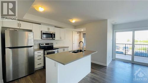 100 Eldorado Private Unit#A, Ottawa, ON - Indoor Photo Showing Kitchen With Stainless Steel Kitchen With Double Sink With Upgraded Kitchen