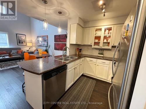 A203 - 182 D'Arcy Street, Cobourg, ON - Indoor Photo Showing Kitchen With Stainless Steel Kitchen With Double Sink