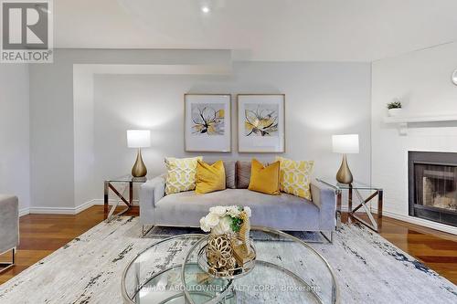 1534 Heritage Way, Oakville, ON - Indoor Photo Showing Living Room With Fireplace