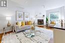 1534 Heritage Way, Oakville, ON  - Indoor Photo Showing Living Room With Fireplace 