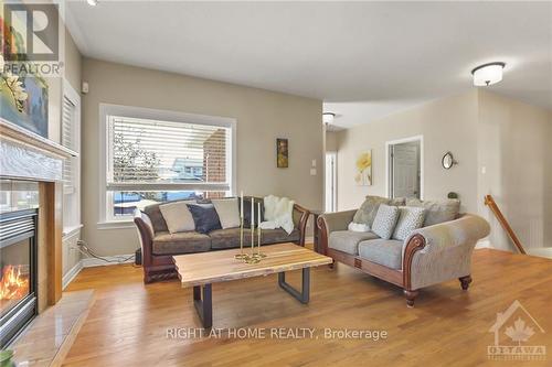 29 Cinnabar Way, Ottawa, ON - Indoor Photo Showing Living Room With Fireplace