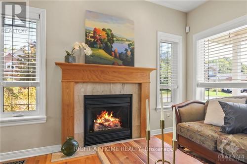 29 Cinnabar Way, Ottawa, ON - Indoor Photo Showing Living Room With Fireplace