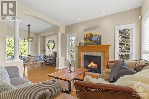 29 Cinnabar Way, Ottawa, ON - Indoor Photo Showing Living Room With Fireplace