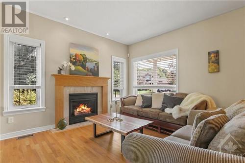 29 Cinnabar Way, Ottawa, ON - Indoor Photo Showing Living Room With Fireplace