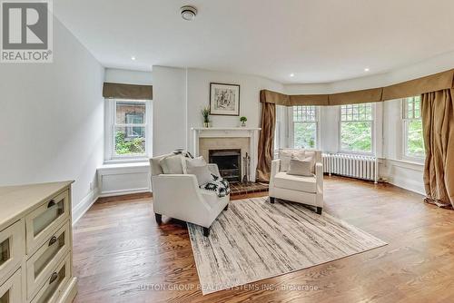 22 Hewitt Avenue, Toronto, ON - Indoor Photo Showing Living Room With Fireplace