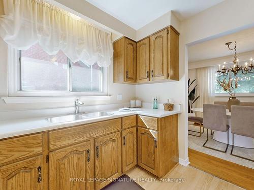 46 Sandbourne Cres, Toronto, ON - Indoor Photo Showing Kitchen With Double Sink