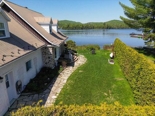 Backyard - 1908 Ch. Du Village, Saint-Adolphe-D'Howard, QC - Outdoor With View