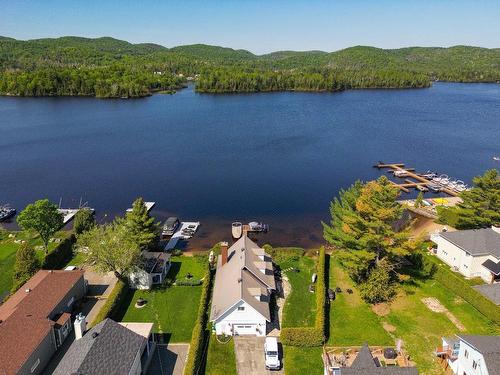 Aerial photo - 1908 Ch. Du Village, Saint-Adolphe-D'Howard, QC - Outdoor With Body Of Water With View