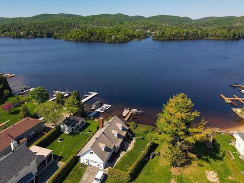 Aerial photo - 1908 Ch. Du Village, Saint-Adolphe-D'Howard, QC - Outdoor With Body Of Water With View