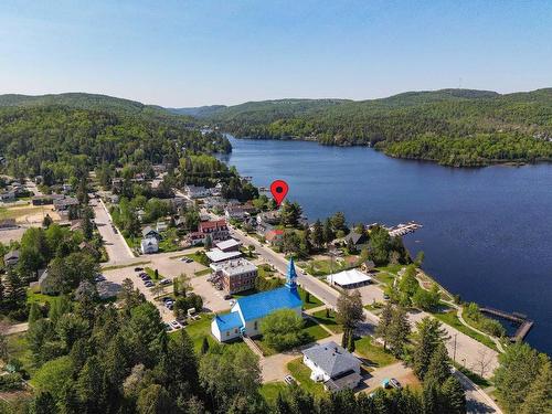 Aerial photo - 1908 Ch. Du Village, Saint-Adolphe-D'Howard, QC - Outdoor With Body Of Water With View