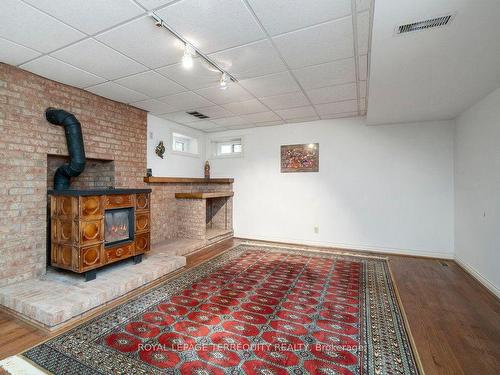 79 Botfield Ave, Toronto, ON - Indoor Photo Showing Other Room With Fireplace