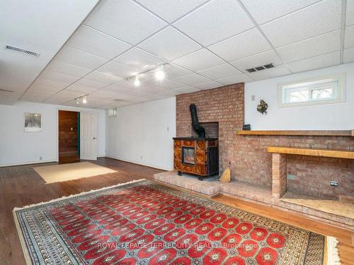 79 Botfield Ave, Toronto, ON - Indoor Photo Showing Other Room With Fireplace