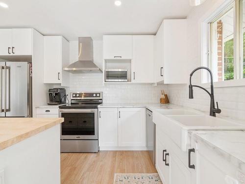 Kitchen - 1236 Rue Guénette, Prévost, QC - Indoor Photo Showing Kitchen With Upgraded Kitchen