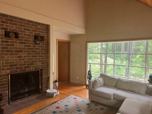 Salon - 5785 Ch. Cedar Pine, Témiscaming, QC - Indoor Photo Showing Living Room With Fireplace