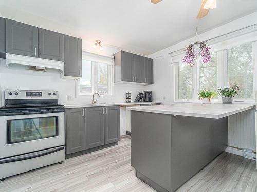 Kitchen - 447  - 451 Rue Hébert, Mont-Laurier, QC - Indoor Photo Showing Kitchen With Upgraded Kitchen