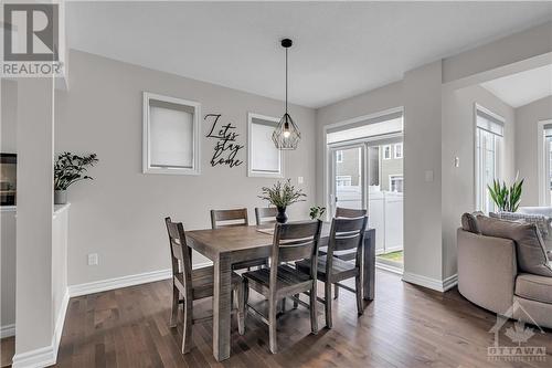 197 Equitation Circle, Ottawa, ON - Indoor Photo Showing Dining Room