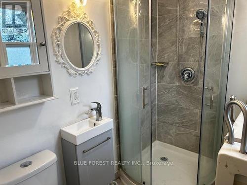 3 pc bathroom w/ Laundry Facilities - Front - 610 Commissioners Road E, London, ON - Indoor Photo Showing Bathroom