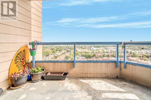 1504 - 250 Webb Drive, Mississauga, ON - Outdoor With Balcony