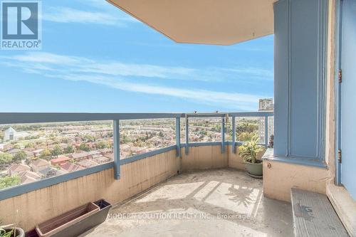 1504 - 250 Webb Drive, Mississauga, ON - Outdoor With Balcony With View With Exterior