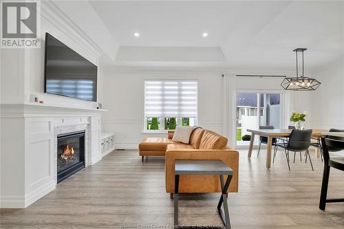 399 Brunmar, Lakeshore, ON - Indoor Photo Showing Living Room With Fireplace