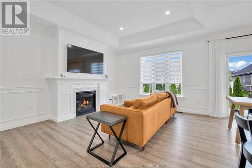 399 Brunmar, Lakeshore, ON - Indoor Photo Showing Living Room With Fireplace