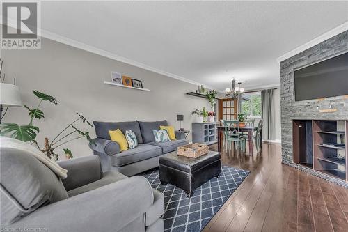 12 Mcnab Place, Caledonia, ON - Indoor Photo Showing Living Room With Fireplace