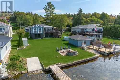 283 Snug Harbour Road, Kawartha Lakes, ON - Outdoor With Body Of Water With Deck Patio Veranda