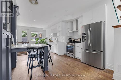 152 Rhodes Avenue, Toronto, ON - Indoor Photo Showing Kitchen With Stainless Steel Kitchen With Upgraded Kitchen