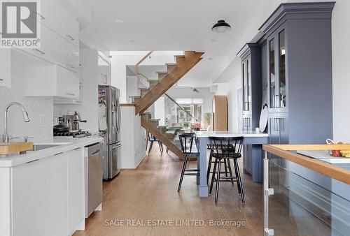 152 Rhodes Avenue, Toronto, ON - Indoor Photo Showing Kitchen With Upgraded Kitchen